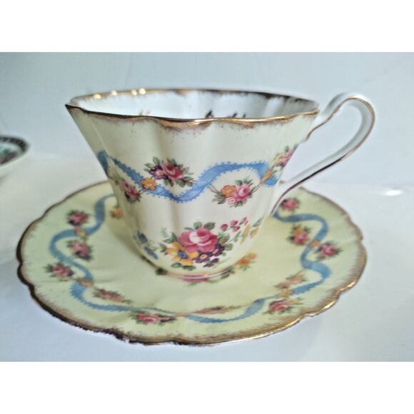 Royal Stafford Porcelain Cup & Saucer Special Occasion Series Happy Birthday - Picture 5 of 16